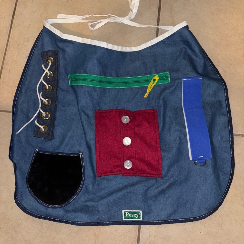 Posey Sensory Activity Apron Dementia Alzheimer's Patients Medical Therapeutic